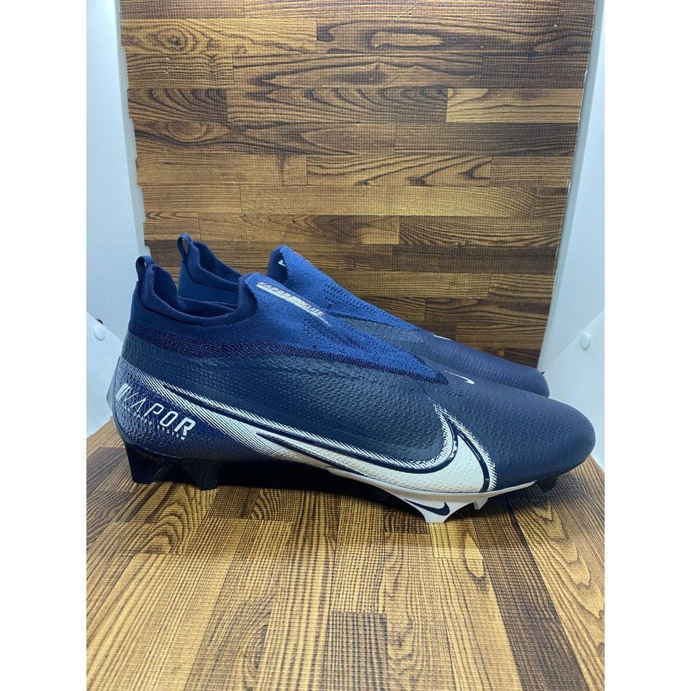 Nike Vapor Edge 360 Elite Flyknit Midnight Navy Cleats Men's Size 15 CV6282-401